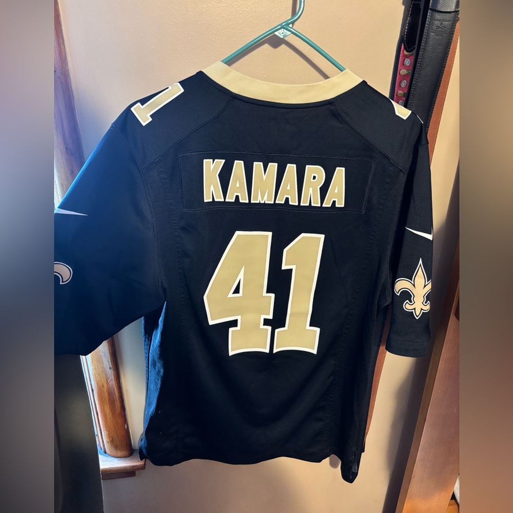 Alvin Kamara saints jersey. Official NFL Nike jersey